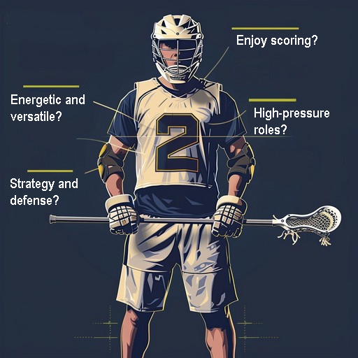 Lacrosse Positions Explained featuring a Lacrosse player asking himself the right questions to choose the right position for him.