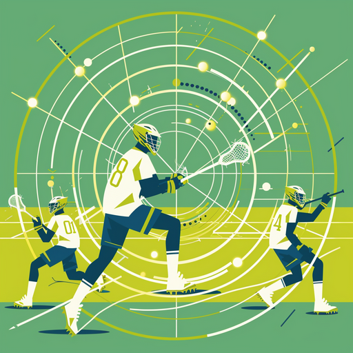 Educational Lacrosse coaching infographic for Lacrosse shooting drills for power, main focus on follow-through with stick pointed at target, stick aimed directly at goal target.